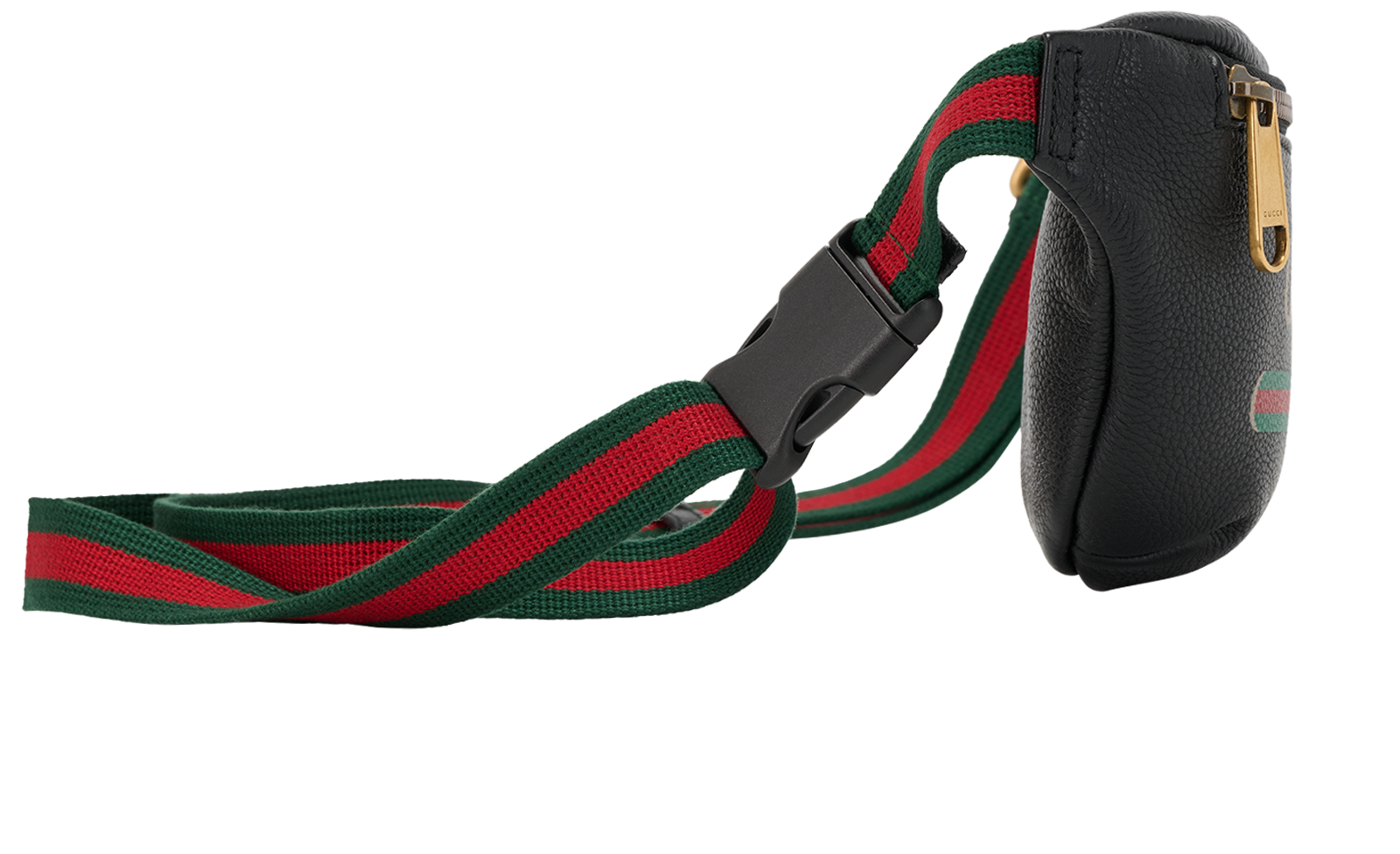 Small Logo Belt Bag, &pound;480, Handbags, Black, Leather, Side view